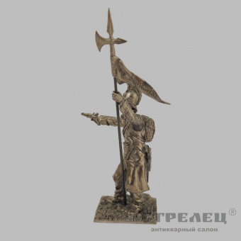фото — оловянный солдатик «унтер-офицер эскорта орла, 1813 г.». гк